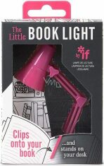 Miniretro světlo na knihu - růžové - 