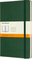 Moleskine - zápisník - linkovaný, zelený L - 