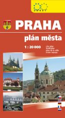 Praha velká 1:20 000 plán města (kartonová obálka) - 