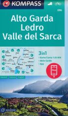 Alto Garda, Ledro, Valle de Sarca 1:25 000 / turistická mapa KOMPASS 096 - 