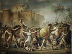 Puzzle: Zásah Sabinek: Jacques Louis David (1500 dílků) - 
