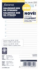 Filofax - kalendář 2021 osobní, den/1 str., link, ČJ+SJ - 