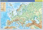 Evropa fyzická / politická mapa 1:17 mil - 