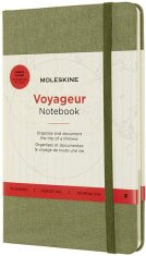 Moleskine Zápisník Voyageur zelený - 