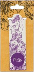 Magnetická záložka Alfons Mucha – Amethyst, Fresh Collection - 