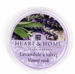 Vonný vosk Heart & Home - Levandule a šalvěj (26 g) - 
