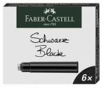 Faber - Castell Inkoustové bombičky krátké - černé 6 ks - 