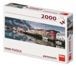 Puzzle 2000 Rybářská vesnice panoramic - 
