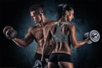 Plakát Gym - Athletic Man and Woman - 