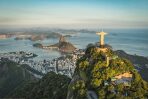 Plakát Rio de Janeiro - Christ and Botafogo Bay - 