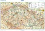Česko - vlastivědná mapa, 1 : 1 100 000 / obrysová mapa / 46 x 32 cm - 