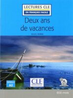 Deux ans de vacances - Niveau 2/A2 - Lecture CLE en français facile - Livre + Audio téléchargeable - Jules Verne
