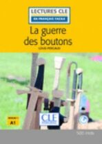 La guerre des boutons - Niveau 1/A1 - Lecture CLE en français facile – Livre + CD - Louis Pergaud