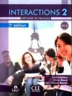 Interactions 2 - Niveau A1.2 - Livre de l´éleve + Audio téléchargeable en ligne - 2eme édition - Gaël Crépieux