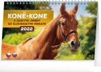 Stolní kalendář Koně - Kone CZ/SK 2022, 23,1 x 14,5 cm - 