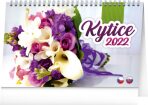 Stolní kalendář Kytice CZ/SK 2022, 23,1 x 14,5 cm - 