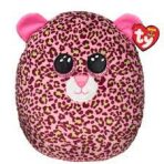 Ty Squish-a-Boos polštářek Lainey růžový leopard 30 cm - 