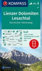 Lienzer Dolomiten, Lesachtal, Karnischer Höhenweg 1:50 000 / turistická mapa KOMPASS 47 - 