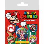 Set odznaků Super Mario - 