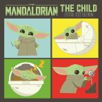 Kalendář 2022 Star Wars Mandalorian/The Child - nástěnný - 