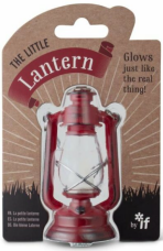 Lampička lucerna - červená - 