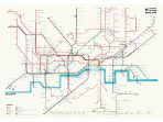 Mapa na zeď - Londýn, A2 - 