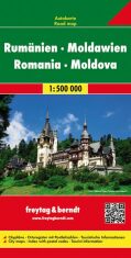 AK 0905 Rumunsko - Moldavsko 1:500 000 / automapa - 
