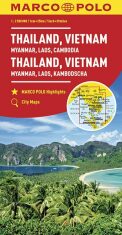 Thajsko, Vietnam, Laos, Kambodža/mapa 1:2M MD (ZoomSystem) - Marco Polo