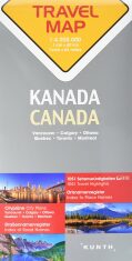 Kanada 1:4M TravelMap KUNTH - 