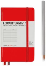 Zápisník Leuchtturm1917 Red Pocket linkovaný - Leuchtturm1917