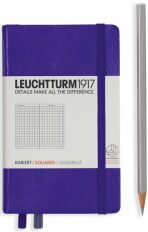 Zápisník Leuchtturm1917 Purple Pocket čtverečkovaný - 