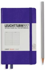 Zápisník Leuchtturm1917 Purple Pocket linkovaný - 