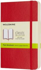 Moleskine - zápisník - měkký, čistý, červený S - 