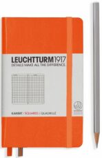 Zápisník Leuchtturm1917 Orange Pocket čtverečkovaný - 