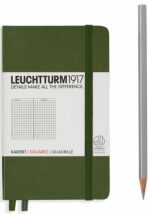 Zápisník Leuchtturm1917 Pocket Army čtverečkovaný - 