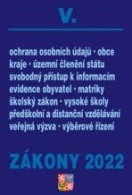 Zákony V/2022 – veřejná správa, školy - 
