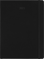 Moleskine Plánovací zápisník 2023 černý XL, tvrdý - 