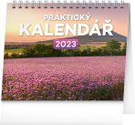 Kalendář 2023 stolní: Praktický, 16,5 × 13 cm - 