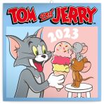 Kalendář 2023 poznámkový: Tom a Jerry, 30 × 30 cm - 