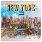 Kalendář 2023 poznámkový: New York, 30 × 30 cm - 