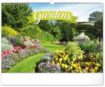 Kalendář 2023 nástěnný: Zahrady, 48 × 33 cm - 