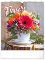 Kalendář 2023 nástěnný: Květiny, 30 × 34 cm - 
