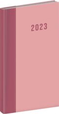 Diář 2023: Cambio - růžový, kapesní, 9 × 15,5 cm - 