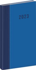 Diář 2023: Cambio - modrý, kapesní, 9 × 15,5 cm - 