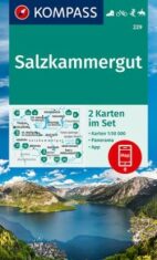 Salzkammergurt  1:50 000 / sada 2 turistických map KOMPASS 229 - 