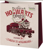 Dárková taška A5 Harry Potter - Green Hogwarts Express - 