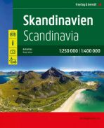 SCAN 1 Skandinávie 1:250 000/1:400 000 / autoatlas - 