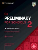 Cambridge B1 Preliminary for Schools 2 Student´s Book with Answers with Online Audio and Resource Bank - Cambridge University Press