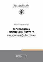Propedeutika finančního práva IV. - 