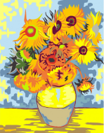 Malování podle čísel Rosa – 086 slunečnice - 